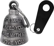 Dream Apparel Motorcycle Bell w/Hanger Biker Bell Motorcycle Accessories For Good Luck Safe Riding Luck Key Chain Bell