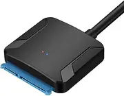 NUOBESTY Hard Drive Adapter Cable Data Transfer Converter External Hard Disk Adapter Black