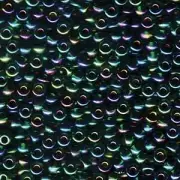 Lined Green AB Miyuki Seed Beads 6/0 (6-9344-TB)
