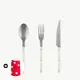 Bistrot純色系列-霧面不鏽鋼主餐餐具3件禮盒組-象牙白 | SABRE PARIS | citiesocial | 找好東西