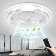 Low Profile Ceiling Fan with Lights Remote Control,18”3-Colors 3-Speeds Enclo...
