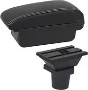 Armrest Box for Kia for Picanto Armrest Box Car Center Console Central Armrest Storage Box Content with USB(A3 No USB)