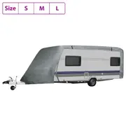 Caravan Cover Grey Cloth Car UV Protection Water Repellent Multi Sizes vidaXL