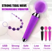 AV Vibrator Wand Dildo Clitoris Stimulator G-Spot Massager for Women Sex Toy AU