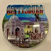GETTYSBURG FOIL 2D RUBBER REFRIGERATOR MAGNET NEW