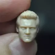 1:18 Scale Unpainted Hawkeye Jeremy Renner Head Sculpt Fit 4'' Soldier Figure
