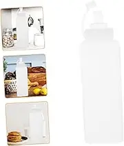BESPORTBLE Salad Dressing Bottle Kitchen Sauce Squeeze Bottles Ketchup Mustard Condiments (1000ml)