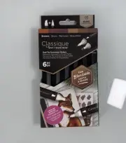 NEW Spectrum Noir CLASSIQUE BROWNS Premium Dual Tip Blendable Artist Markers USA