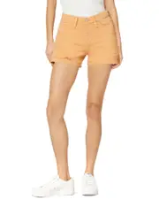 HUDSON Jeans Devon High-Rise Boyfriend Short Clay Destructed Jean