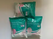 3 Package Protective Pink Face Masks - Non-Med Disp Face Masks - 3 Layer 50 Pack