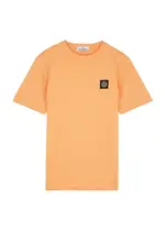 Stone Island Kids Logo Cotton T-shirt (14 Years) - Orange - 14YR (14 Years) 14YR (14 years)