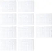 HOODANCOS 10sheets Double-Sided Dot Stickers for Crafts Self-Adhesive Labels Strong Adhesion for Home Decoration and Projects
