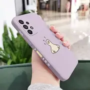 What A Duck Phone Case for Samsung A54 A34 A14 A04E A73 A53 A33 A23 A13 A03 A03S A04 A04S A72 A52 A52S A32 A22 A12 A71 A51 4G 5G,Light Purple 2,for Samsung A21S