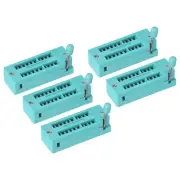 Universal IC Test ZIF Socket 20 Pin 3.0mm Pitch for Microcontroller, Chip 5 Pack