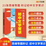 漢知簡初中文學常識人教版語文初中生通用中國古代歷史一本通書籍【1號書店】