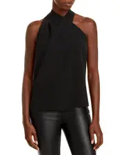 Milly Preston Cady Asymmetric Halter Top