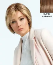 Raquel Welch Classic Cool Textured Cut Wig R13F25 Praline Foil Softly HAIRUWEAR