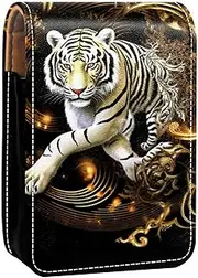 Lipstick Case,Portable Makeup Bag Cosmetic Pouch,Lipstick Holder Makeup Organizer,Dragon Tiger Tai Chi Gossip