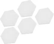FUTUREORYY 5 Pcs Sound Absorbing Acoustic Panels White Soundproof Cushions for Ktv Recording Studios and Home Theatres for Reducing Echo and Reverb