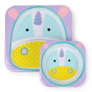 Skip Hop Zoo Unicorn Melamine Dinnerware