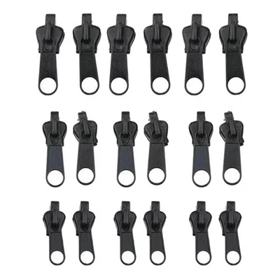18x/Set Zippers Sliders Replacement Zippers Removable Zippers Pullers for Bag