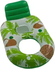 Inflatable Pool Floating Bed,Pool Lounger Float | Outdoor Water Raft, Pool Lo...