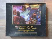 1991 Art of TSR Fantasy Art Jigsaw Puzzle Worlds of TSR 1500 pc D&D 27x33 Sealed