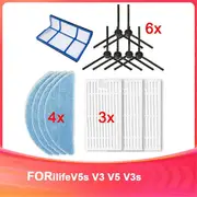 For IlifeV5s V3 V5 V3s Robot Vacuum Cleaner Accessories Replacement Supplies As Shown