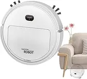 1 Pc Smart Vacuum Robot - Robot Vacuum Cleaner, Mopping Robot Cleaner | Rechargeable Mopping Robot Vacuum Cleaner, Smart Navigation System Cleaning Robot for Hard Floors Carpets Home