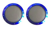 6.5" Speaker Covers Grill For Car Audio DJ PA Speaker Blue ABS Frame Metal Mesh