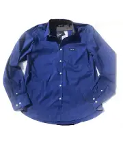 Kenneth Cole New York Mens Long Sleeve Button-Down Shirt Sz L