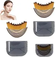 2PCS Upgrade the Encrypted Bristles Lymphatic Contour Face Brush, Face Dry Brushing for Chin Jawline Sculpting, Fit the Skin Precisely for Improve Blood Circulation, Promote Natural Detoxification