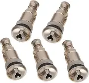 5pcs Metal Tire Valve Stem Kit Easy DIY Installation Prevents Air Leakage Universal Fit for Cars Motorcycles Trucks Bicycles