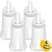 [CoreReplace] 4 Pack of Replacement Water Filter for Breville Claro Swiss Espresso Coffee Machine - Compare to Part #BES008WHT0NUC1