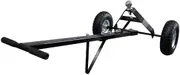 vidaXL 275kg Utility Trailer RV Camper Boat Hand Dolly Wheel Chrome Hitch