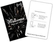 [Generic] Hotel RFID Key Card (Pack of 200 RFID Key cards) Compatible with SAFLOK, KABA, ONITY, SECURELOX, MIWA, ILCO