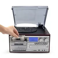 在飛比找樂天市場購物網優惠-CD/DVD播放機 黑膠唱片機 復古CD機 現代留聲機 藍牙