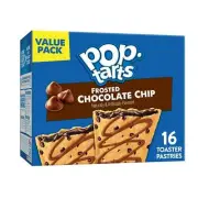 Pop-Tarts Chocolate Chip Drizzle Toaster Pastries, Shelf-Stable, Ready-to-Eat...