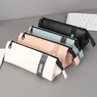 Simple Triangle Pen Bag Multi-function Stationery Organizer Students
