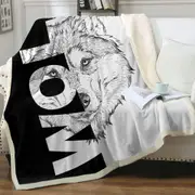 Wolf Throw Blanket