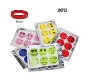 Tinor 300pcs Smiley Mosquito Repellent Insect Repellent Stickers
