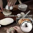 Stainless Steel Circular Rolling Ball Dough Roller for Baking Pizza Pastry