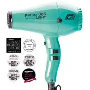 6x Parlux 385 Power Light Ceramic Ionic Hair Dryer Aquamarine
