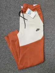 Nike Men's Sportswear Orange White Tech Fleece Joggers Sz Medium (CU4495 825)