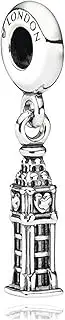 CHEYLIZI 925 Sterling Silver Bead Big Ben Pendant Charm Fit Fashion Women Pandora Bracelet Bangle Gift DIY Jewelry