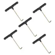 5Pc Shoelace Tighteners Shoe Lace Tightening Hooks Tool Skate Spring Ice Skates