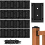 4/20/40 Pcs Deck Railing Brackets Connectors 2X4 Railing Wood Post & Wood Screws