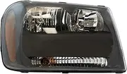 TRQ Right Headlight Assembly Passenger Side Compatible with 2006-2009 Chevrolet Trailblazer 2006 Trailblazer EXT GM2503304