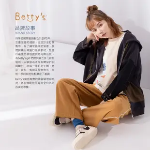 betty’s貝蒂思(05)不規則設計條紋雪紡襯衫(黑色)