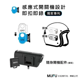 【MUFU】雙鏡頭機車行車記錄器V20S(錄影7.5小時 機車行車紀錄器)